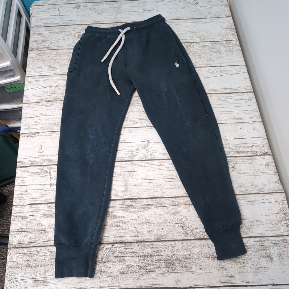 Ralph Lauren Dark Blue Heavy Sweat Pants Women Size Large